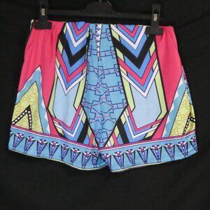 Colorful and Vibrant | Tribal Shorts | 13 inch waist measured